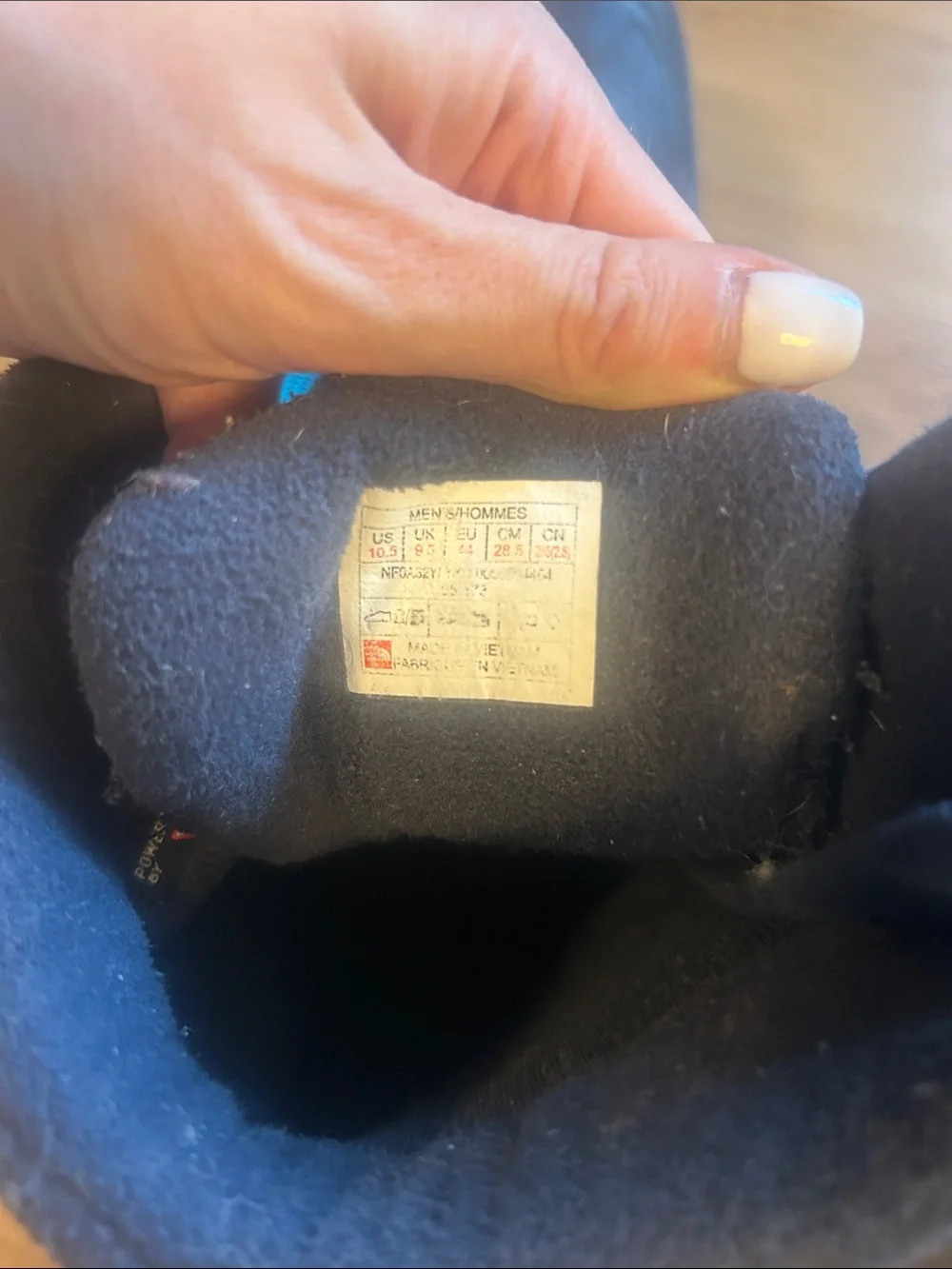The North Face Black and Teal Kids Winter Lace-Up Boots
